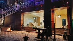 Front of property – evening/night - kumar residency Mcleodganj (Dharamshala)