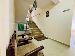 Sitteområde i lobbyen