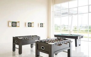 Apartment, 1 Bedroom, Balcony, Lake View | Games room