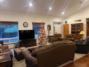 Interior - Nature Retreat with Wildlife Views, Hot Tub, and Cozy Amenities – Sleeps 12!” (Cle Elum)