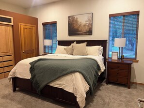 4 bedrooms, iron/ironing board, travel cot, WiFi