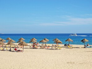 Vlak bij het strand