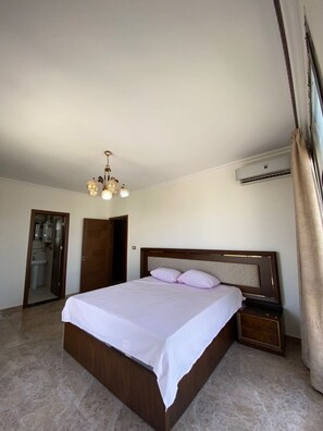 2 bedrooms, iron/ironing board, travel crib, WiFi