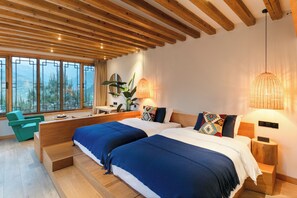 Habitación doble panorámica, vista a la ciudad | 1 habitación y wifi gratis 