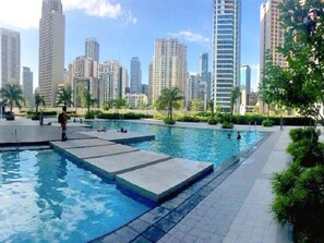 Apartment, 1 Schlafzimmer, Balkon, Gartenblick | Pool