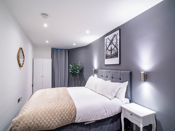 Appartement | 1 slaapkamer, een strijkplank/strijkijzer, gratis wifi, beddengoed