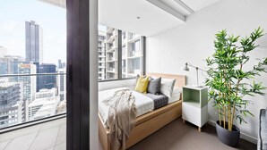 Interior - Cozy Studio Near Southern Cross with City Views (Melbourne)