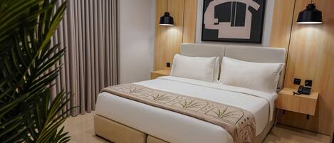 Chambres insonorisées, fer et planche à repasser, Wi-Fi gratuit