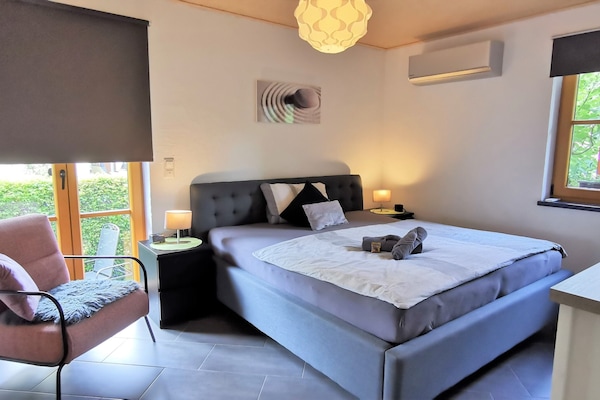 2 Schlafzimmer, Zimmersafe, kostenloses WLAN, Bettwäsche