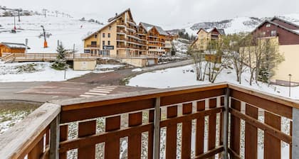 Comfortable studio for 5 at the foot of the slopes
