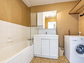 Bathroom - Cozy apartment for 8 in ski resort (Saint-François-Longchamp)