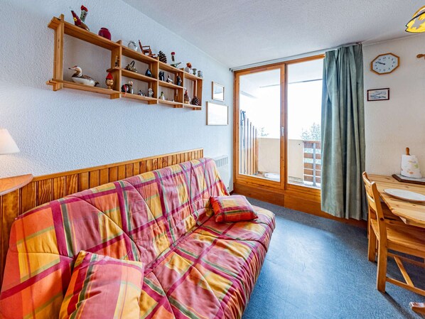 TV - Cozy studio 4 pers. slope-side, south balcony (Saint-François-Longchamp)