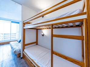 Room - Cozy studio 4 pers, south balcony, 30m from ESF lessons (Saint-François-Longchamp)
