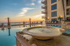 A heated pool - Origin 534 | Stunning Gulf & Pool Views, Steps to Beach + Free Activities! (Panama City Beach)