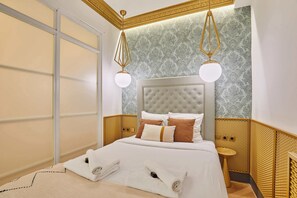 1 soverom, strykejern/-brett, reiseseng for barn og wi-fi