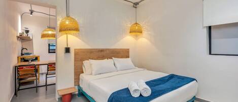 1 soveværelse, skrivebord, strygejern/strygebræt, Wi-Fi