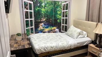 3 slaapkamers, een bureau, een strijkplank/strijkijzer, gratis wifi