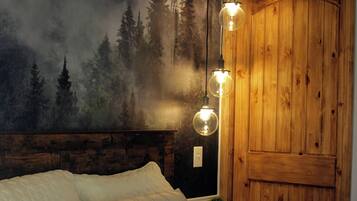 2 bedrooms, iron/ironing board, travel crib, WiFi