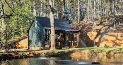 Hidden Springs Cottage, Rome, GA, King Loft Bedroom, Private Lake Access