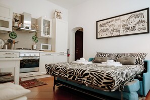 1 Schlafzimmer, Bügeleisen/Bügelbrett, kostenloses WLAN, Bettwäsche