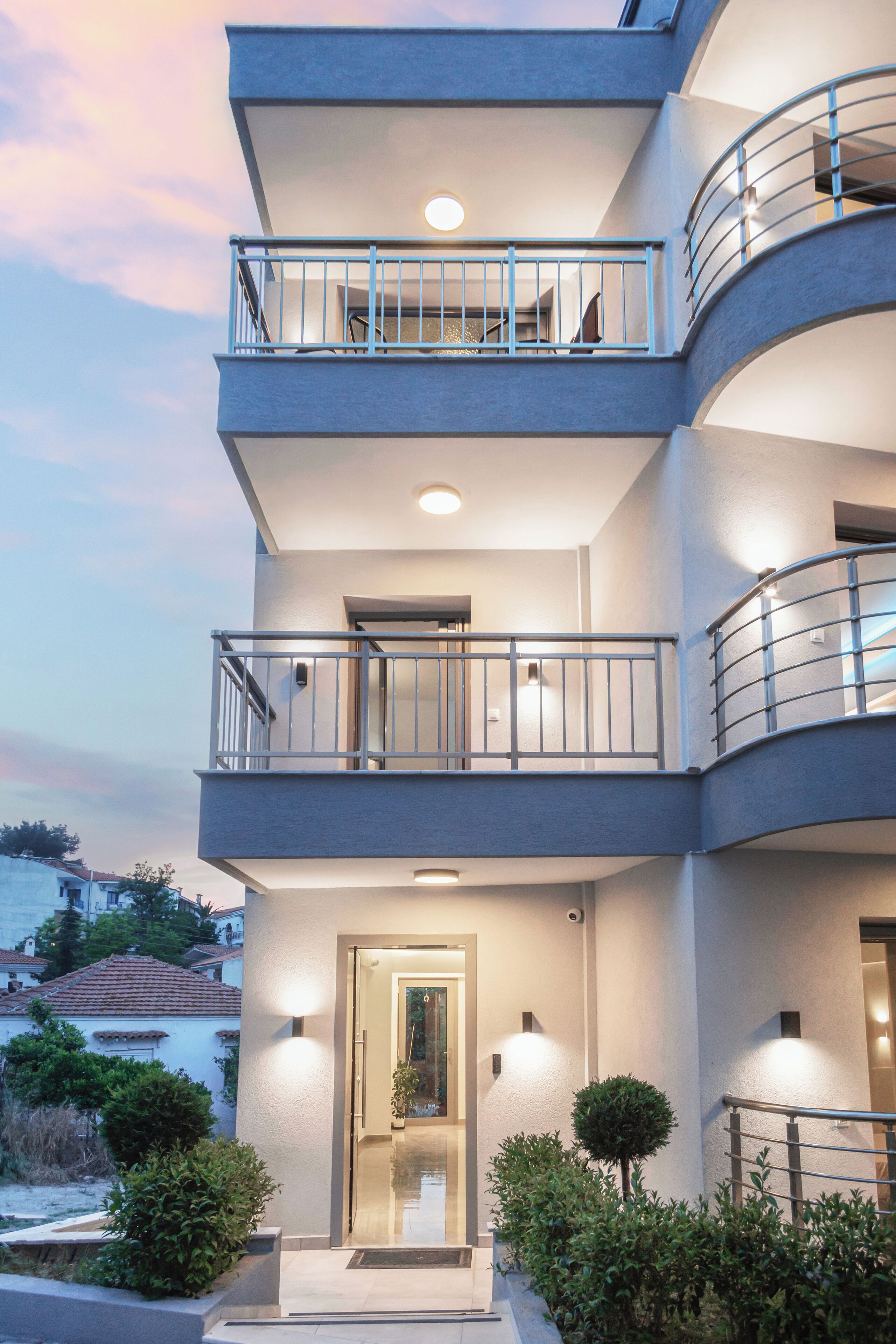 Fassade der Unterkunft