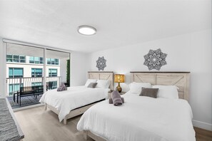 1 habitación, ropa de cama de alta calidad y cortinas blackout 