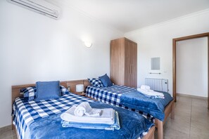 2 makuuhuonetta, tallelokero huoneessa, ilmainen Wi-Fi, vuodevaatteet