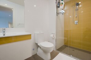 Shower, hair dryer