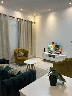 Living area - We look forward to hosting you at our home located in kyanja on the ring road (Kampala)