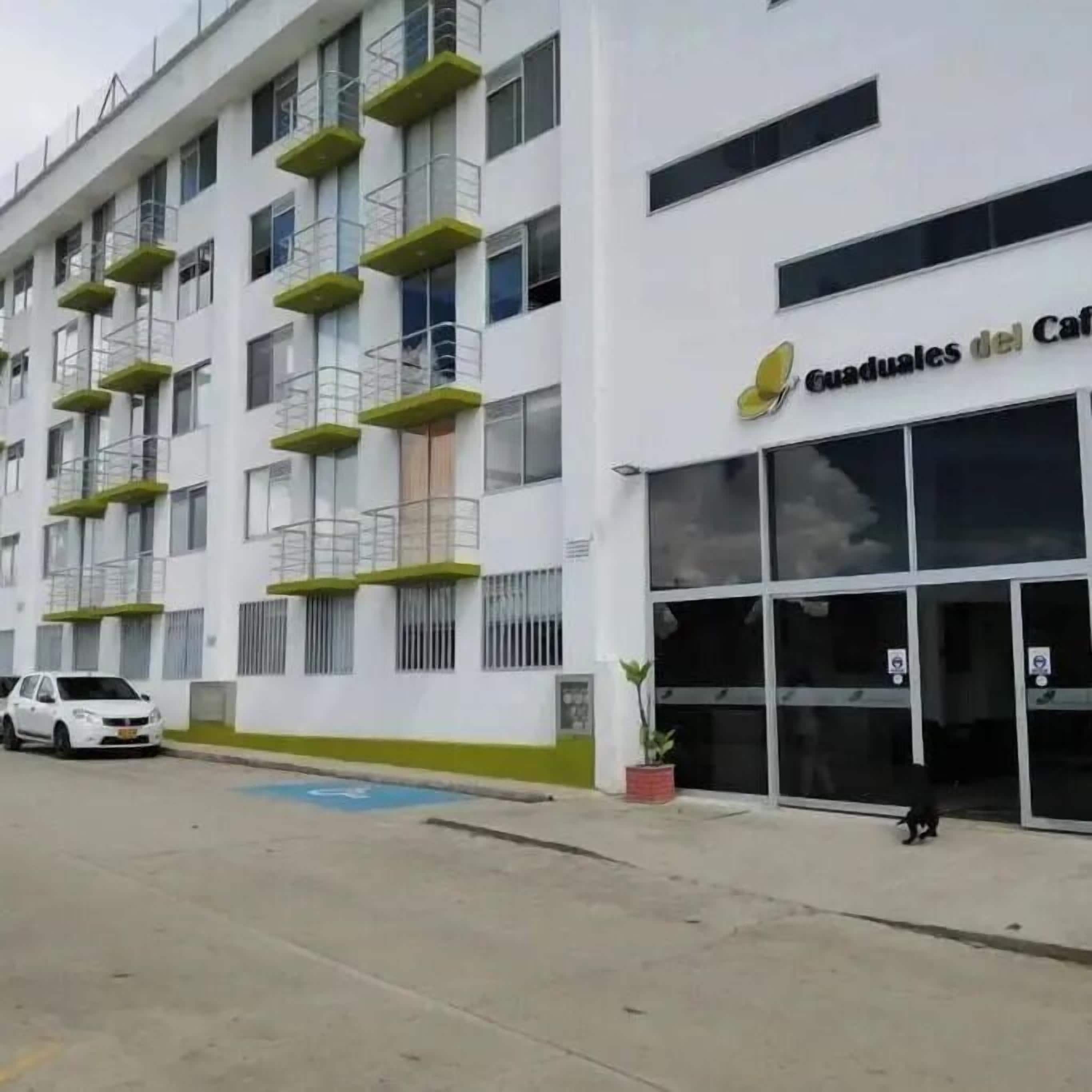 Façade de l’hébergement