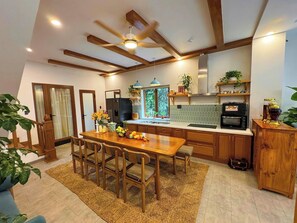 Spiseområde på rommet