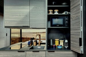 小屋, 海洋景观 | 私人厨房 | 冰箱、微波炉、炉灶、意式浓缩咖啡机