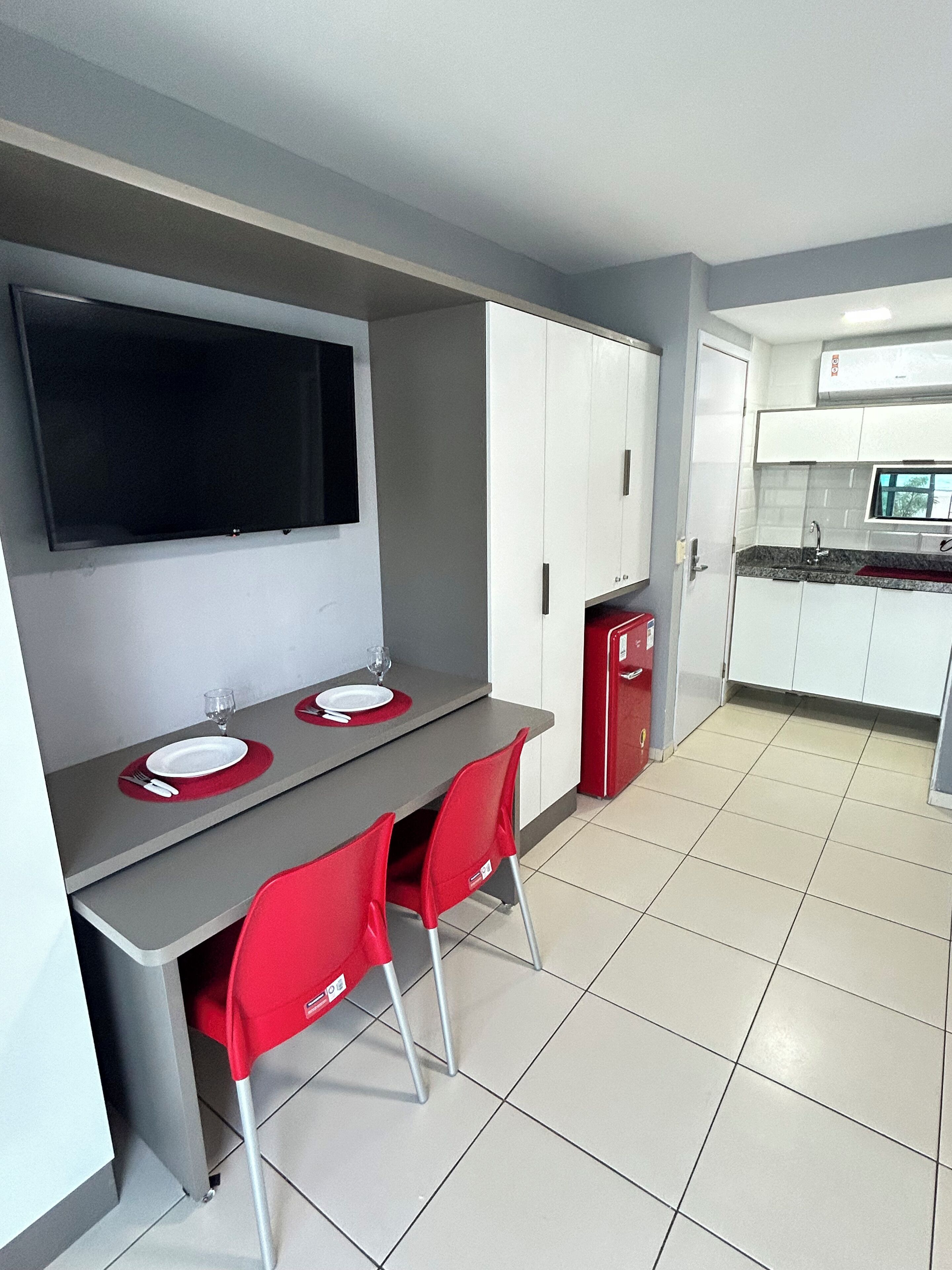 Foto - Melhores Flats - Maravilhosa varanda frente ao mar