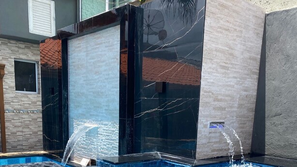 Pool - Happy Corner Cottage  (Chácaras Mogiano Bertioga)