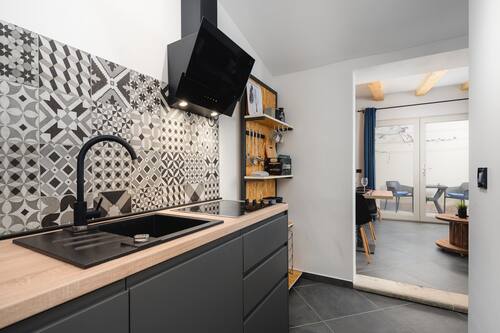Apartment | Eigene Küche | Wasserkocher, Toaster, Kochgeschirr/Geschirr/Besteck
