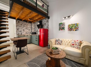 Apartment | Living room - Apartment With Cozy Bedroom (Porec)