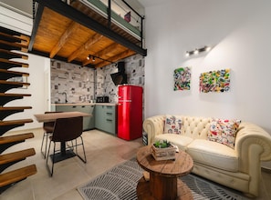 Apartment | Living room - Apartment With Cozy Bedroom (Porec)
