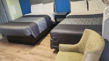 Habitación doble, 2 camas dobles, no fumadores | Escritorio, wifi gratis, ropa de cama