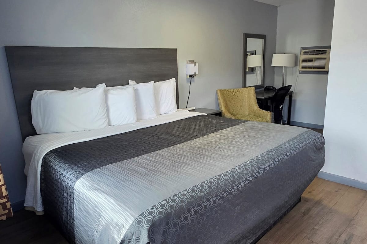 Single Room, 1 King Bed, Non Smoking | Desk, free WiFi, bed sheets