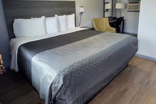 Single Room, 1 King Bed, Non Smoking | Desk, WiFi (free), bed sheets