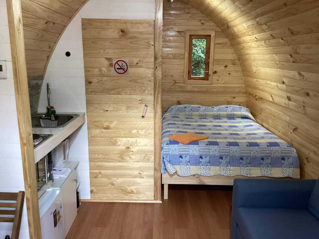 Cabaña romántica, patio
