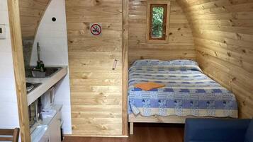 Cabaña romántica, patio