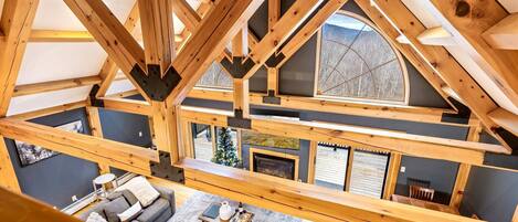 TV connectée, cheminée