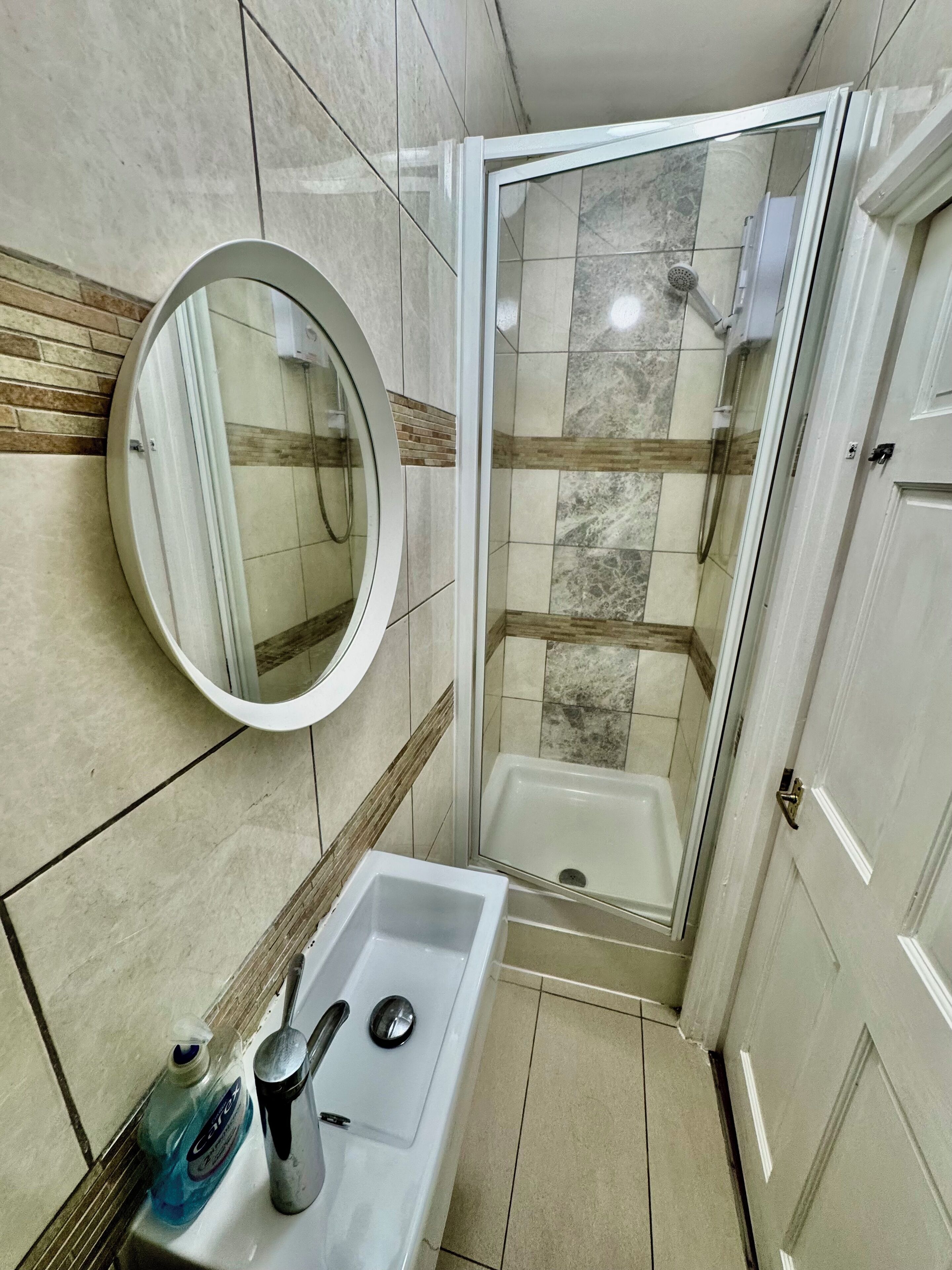 Towels, soap, toilet paper