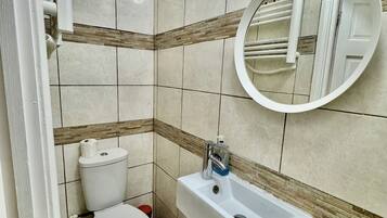 Towels, soap, toilet paper