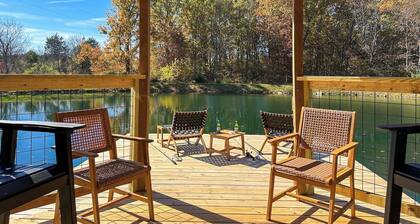 Bourbon Trail Log Cabin w/Pond*Hot Tub & Speakeasy