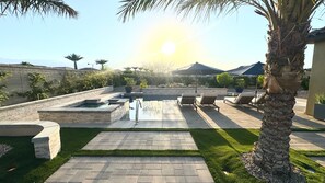 Pool - Paradise Island: Luxury Villa with Panoramic Views and Clubhouse Access..managed by Greenday! (Rancho Mirage)