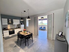 Apartment, Sea View | Private kitchen