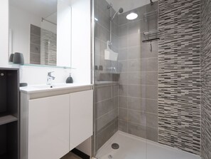 Shower, hair dryer