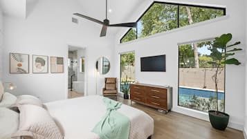 4 habitaciones, escritorio, wifi gratis y ropa de cama